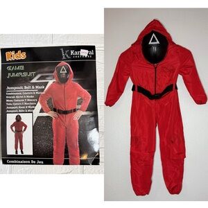 Red Game Jumpsuit for Kids